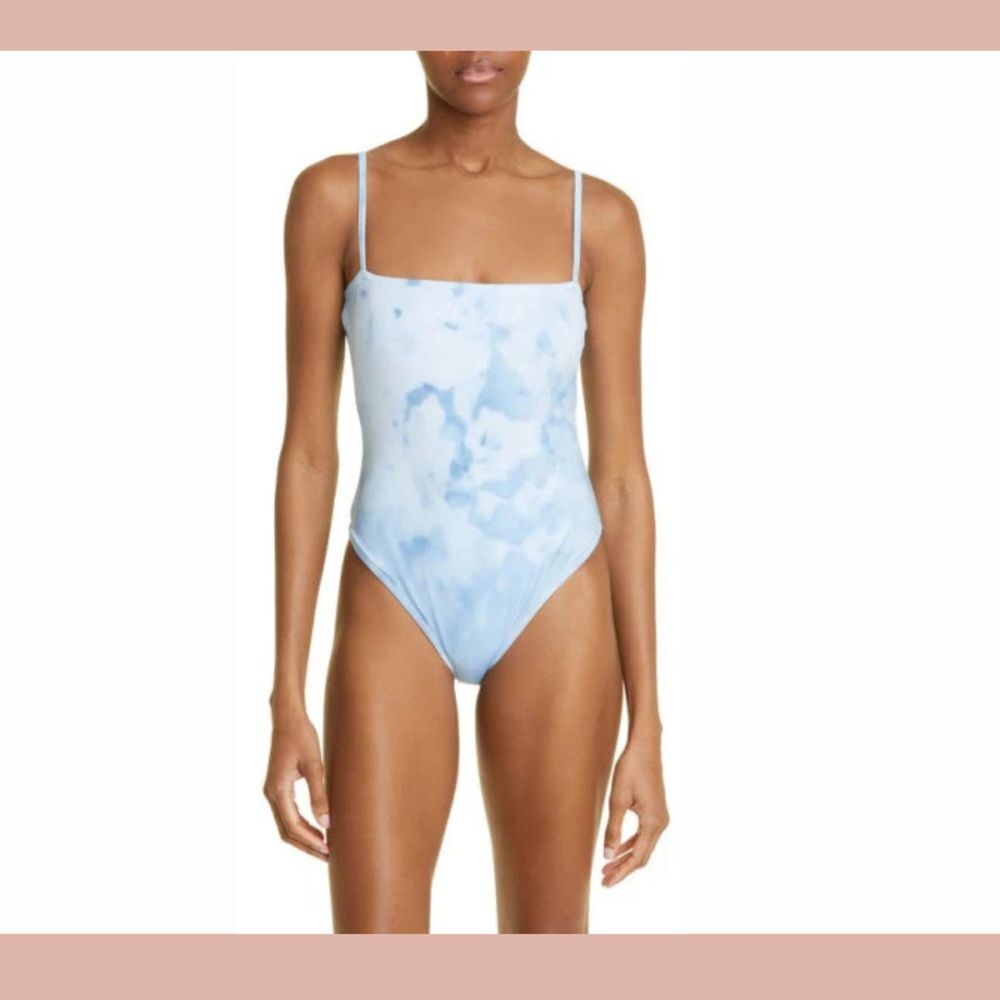 NEW $275 ELLISS [ XS ]‎ Sky Foam One Piece Swimsuit in Blue #6378